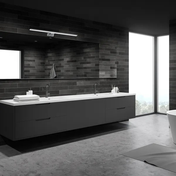 Luce LED per specchio da bagno SHINE LED/15W/230V 80 cm IP44 cromo lucido