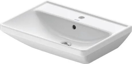 Lavabo 60x44 sospeso Monoforo con Troppopieno Bianco D-Neo 2366600000 Duravit