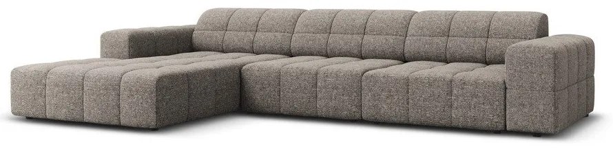 Divano angolare in grigio scuro (con penisola a sinistra) Chicago – Cosmopolitan Design