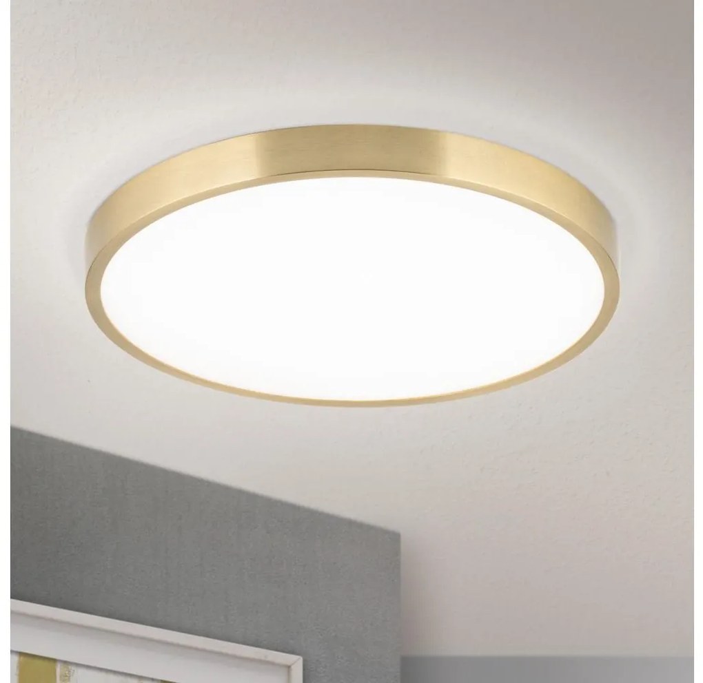 Orion DL 7-657/28 - Plafoniera LED BULLY LED/28W/230V diametro 28 cm oro