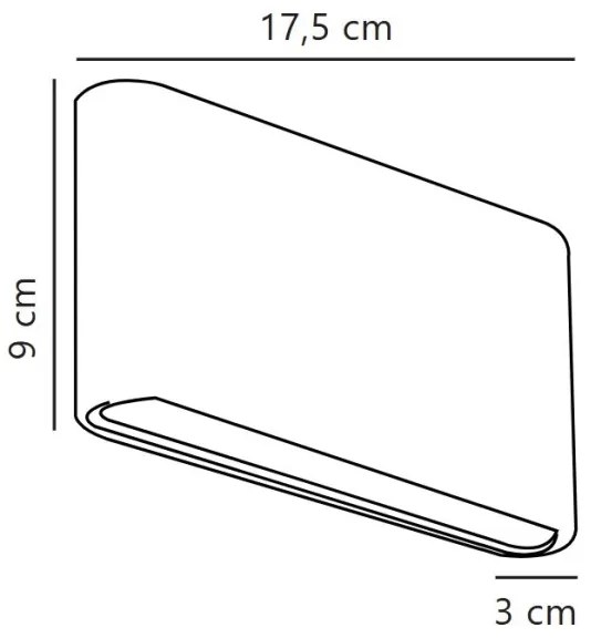 Nordlux - Applique da esterno a LED KINVER LED/8,5W/230V IP54 bianco