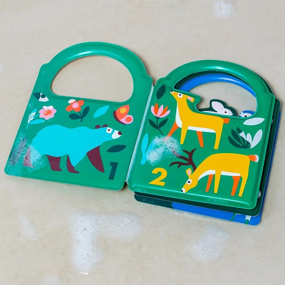 Giocattolo interattivo Colour changing bath book Woodland - Rex London