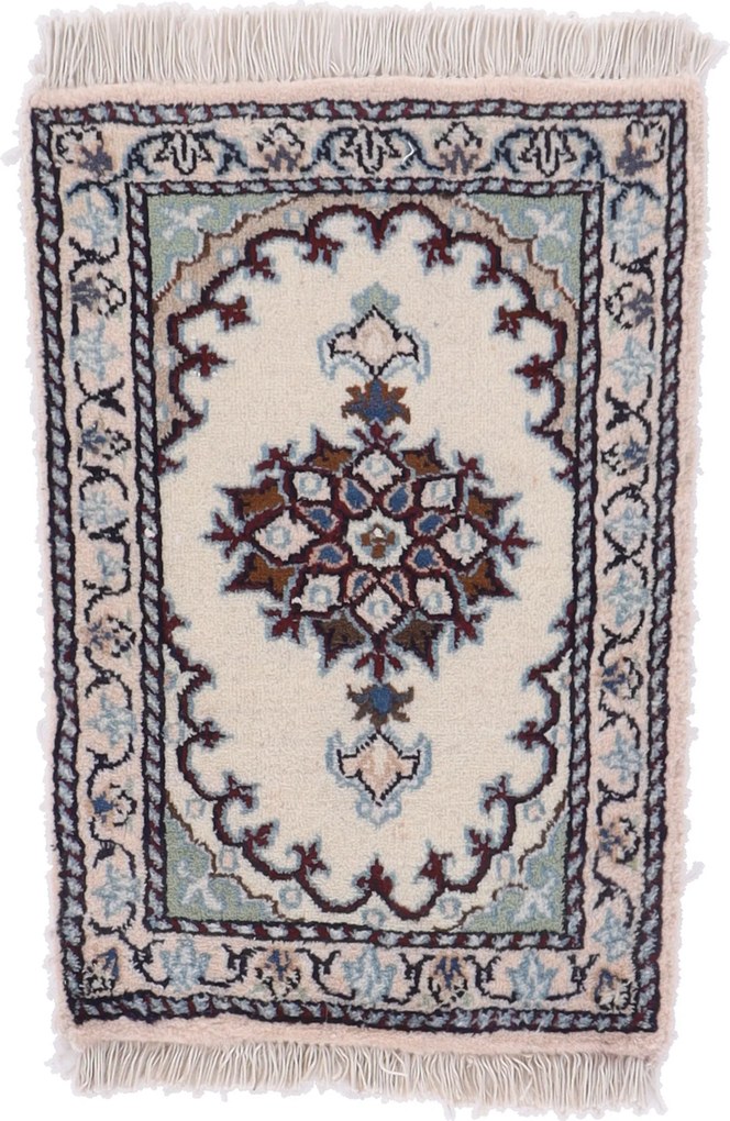 Nain Tappeto persiano 60x40 (Iran) Annodato A Mano