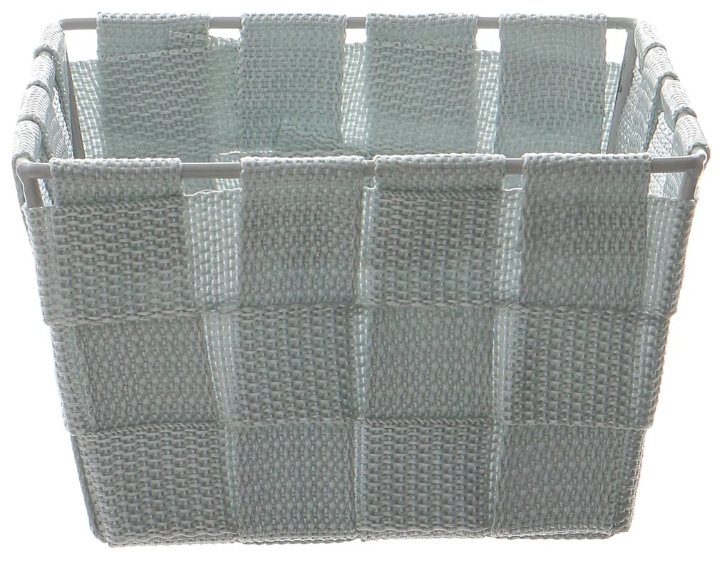 Cestino grigio In nylon, da 14X14X8,5 cm