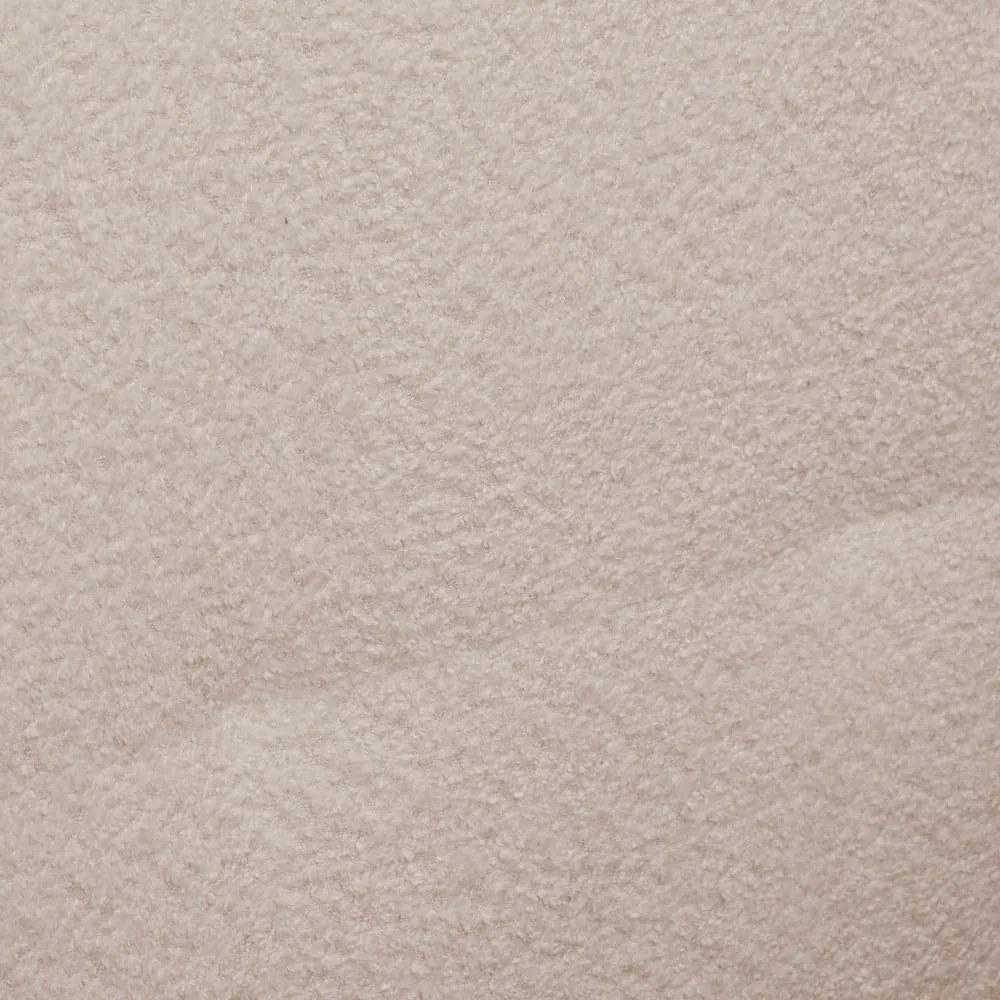 Sgabello in tessuto bouclé beige Ariella - Ropez