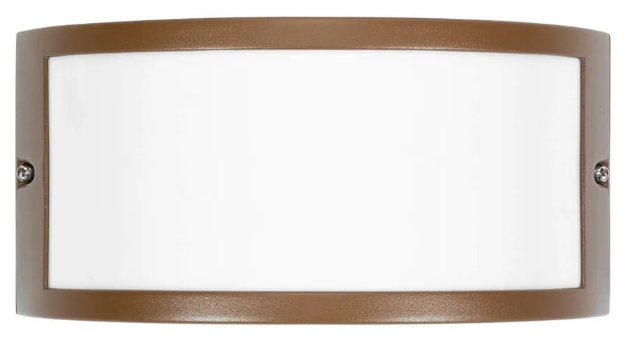 Applique Moon Design Curvo - E27 Corten - Mattone IP65 per Esterni