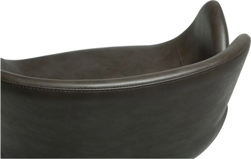 Sedia da pranzo grigia in imbottito con braccioli Gaia – DAN-FORM Denmark