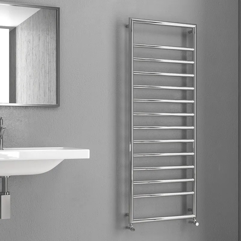 Kamalu - radiatore bagno 1300x500mm cromato interasse 462 mm kam-d7013c