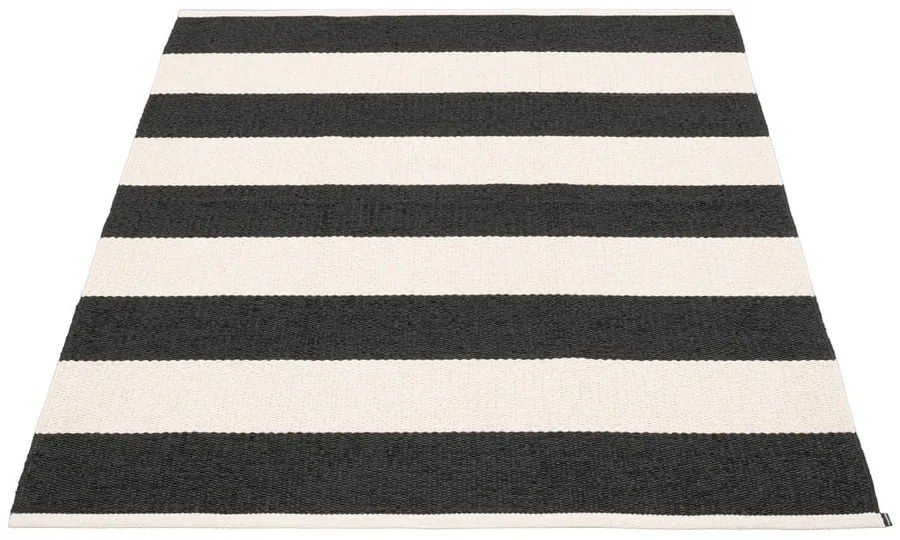 Tappeto da interno/esterno bianco e nero 140x180 cm Bob Black Vanilla – Pappelina