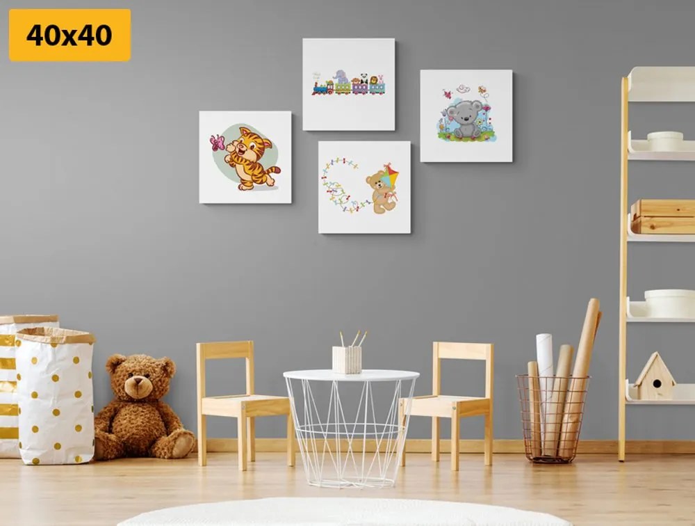 Set di quadri – Animali colorati