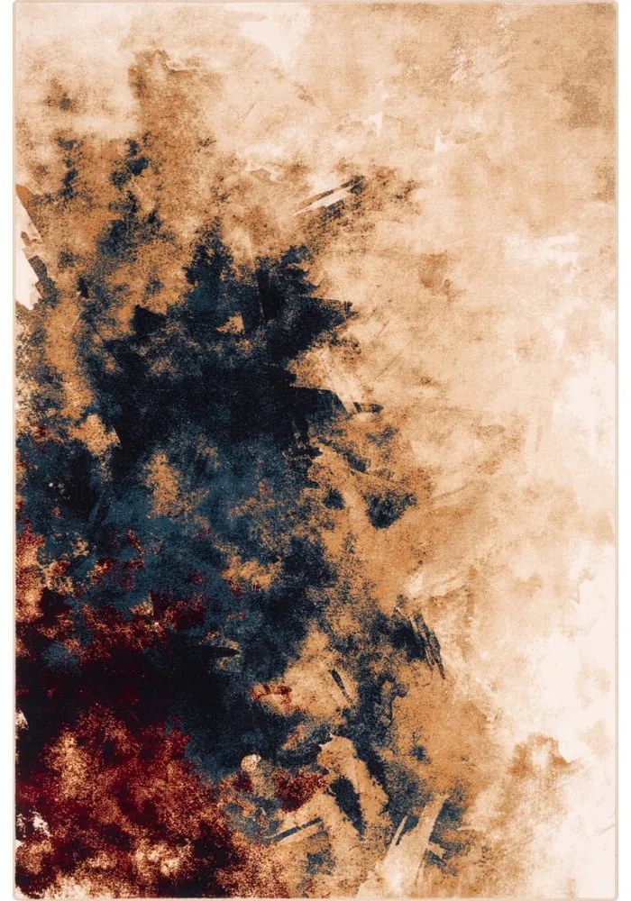 Tappeto in lana 200x300 cm Burst dark beige - Agnella