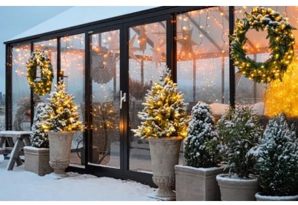 Eglo 410941 - Ghirlanda natalizia a LED per esterni CALGARY 60xLED/0,018W/3/230V IP44