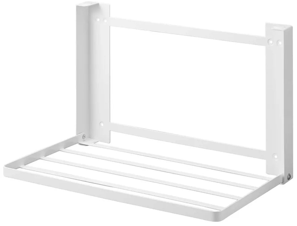 Mensola da bagno da parete bianco opaco in acciaio Tower – YAMAZAKI