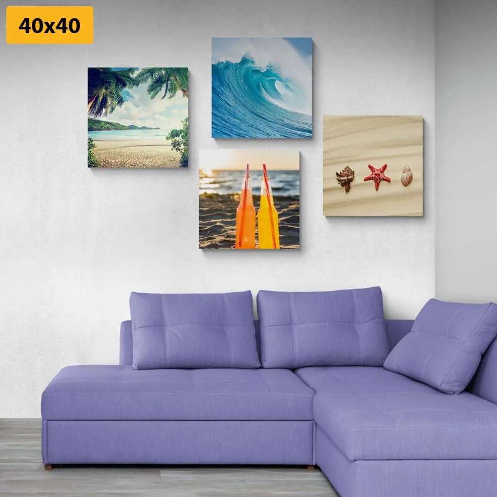 Set di quadri – Vacanza al mare