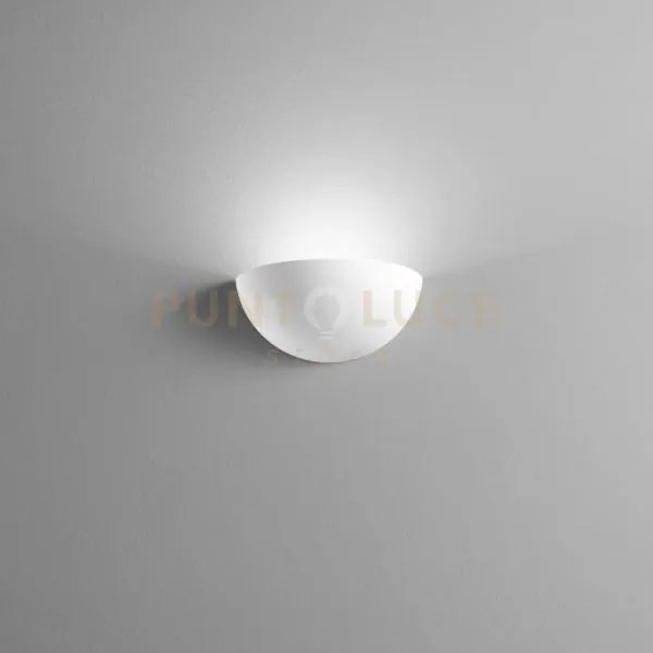 Applique a parete led piznair bianca 6w 530lm cct 3000k 4000k 18x8,...