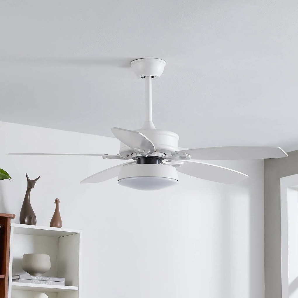 Starluna Kuvio ventilatore LED a pale, CCT, bianco