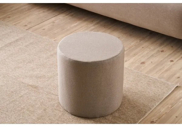 Pouf RONDO Ø 40 cm beige