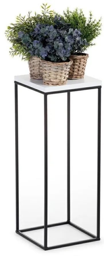 Portafiori BASICLOFT 60x24 nero/bianco