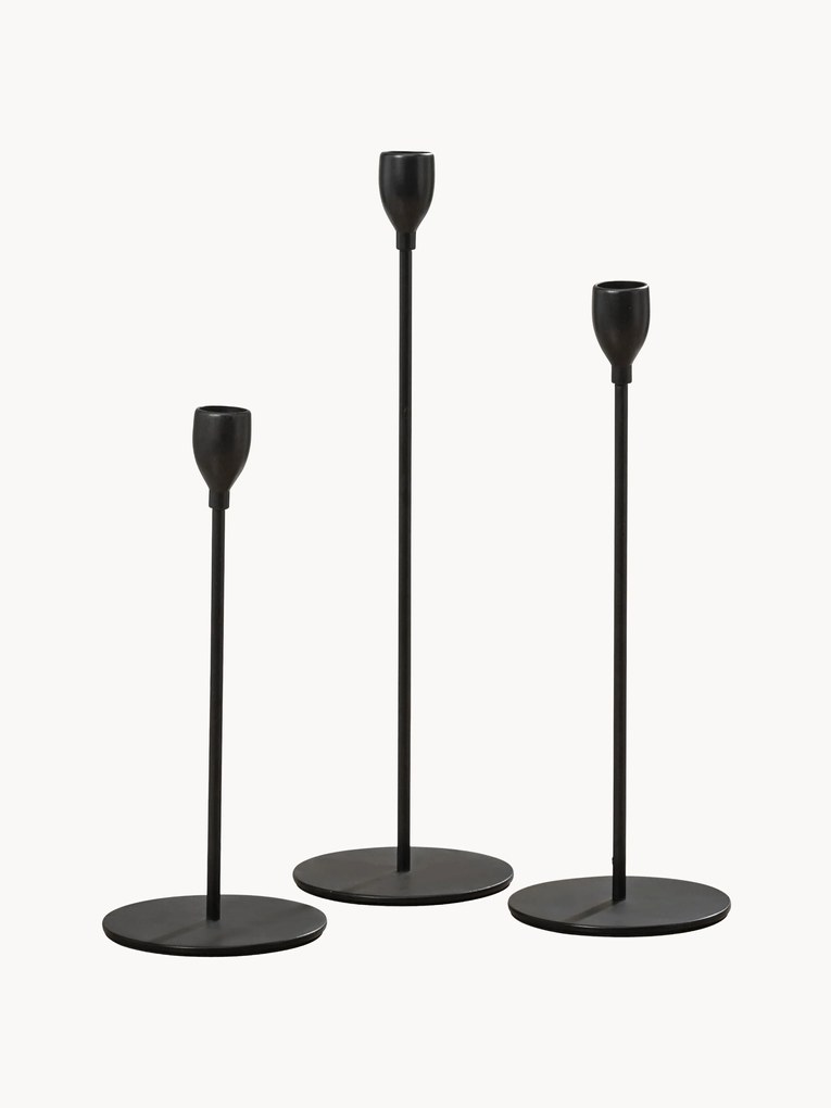 Set di 3 portacandele Malte