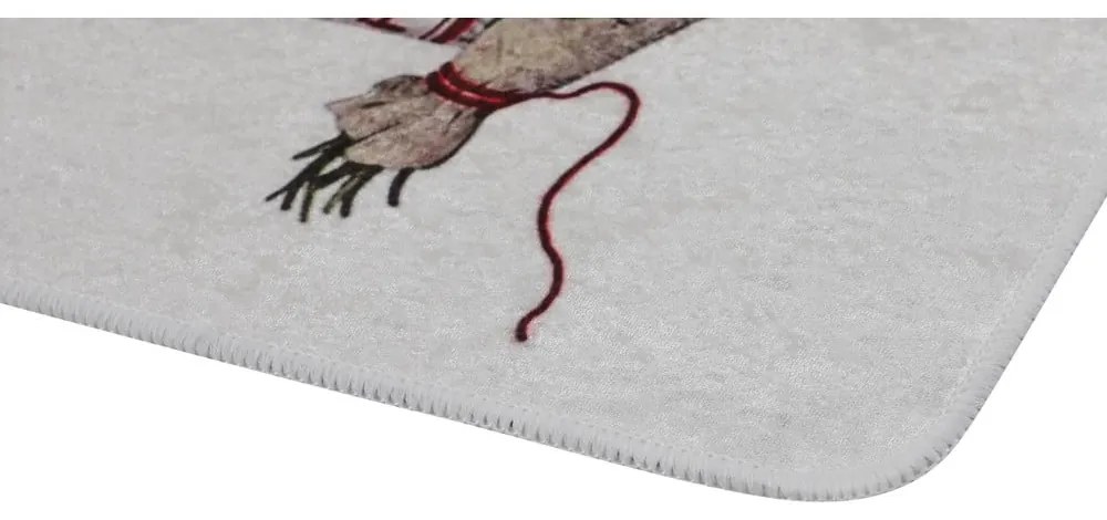 Set di tappetini per il bagno viola/grigio chiaro 2 pz 60x100 cm Purpura – Foutastic