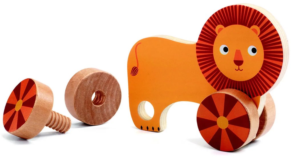 Gioco per avvitare e spingere gli animali - Vis'n'roll