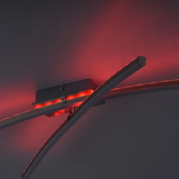 Leuchten Direkt 11255-55 - Lampadario LED RGB dimmerabile ALINA 2xLED/8,1W/230V + TC