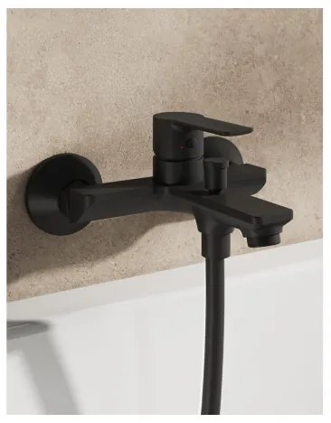 Ravak X070491 - Miscelatore per vasca SOLAR nero