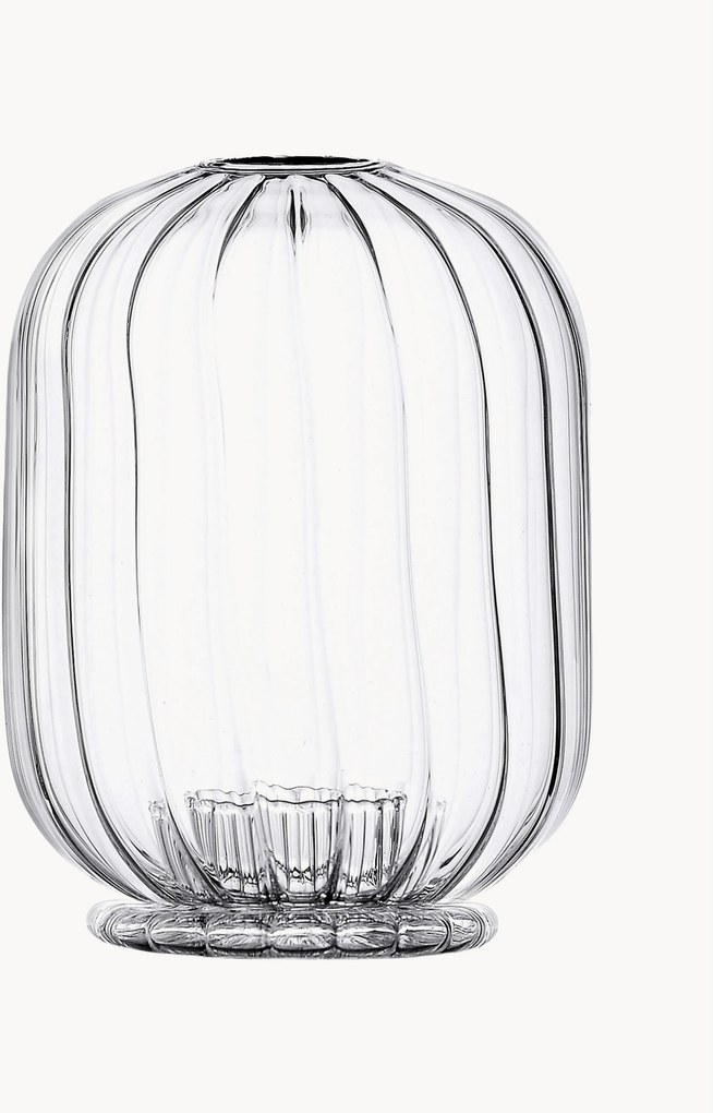 Portacandela in vetro borosilicato fatto a mano Cha No Yu
