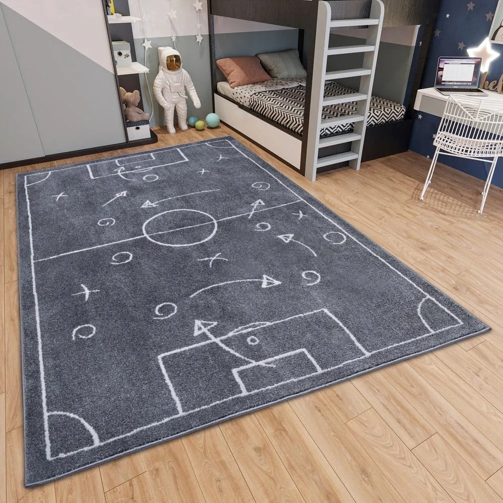 Tappeto per bambini grigio scuro 160x235 cm Gameplan - Hanse Home