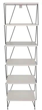 Libreria BALABAN 165x48 cm bianco/nero