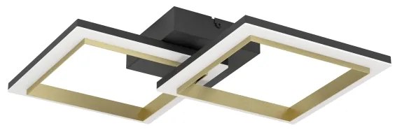 Eglo 901225-Plafoniera LED dimmerabile CALLIERA LED/18,4W/230V nero/oro