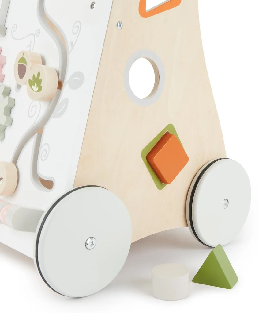 Bieco - Girello in legno con attività - animali del bosco
