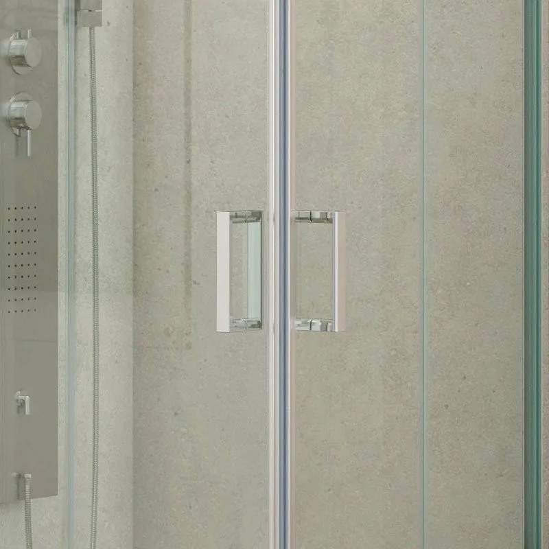 Box doccia basso 80x80 angolare altezza 170cm K410 - KAMALU