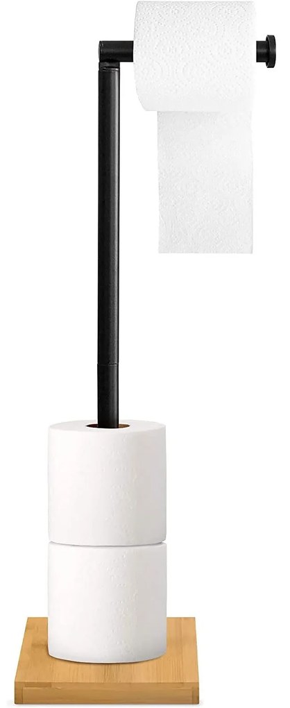 Porta carta igienica Black P70505