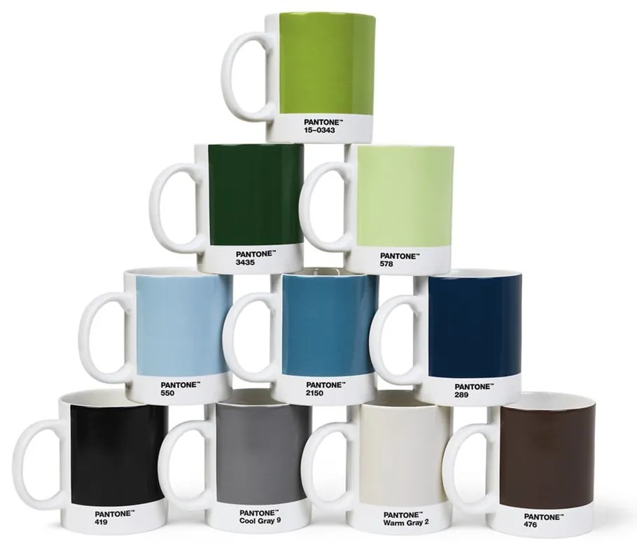 Tazza in ceramica grigia 375 ml Cool Gray 9 - Pantone