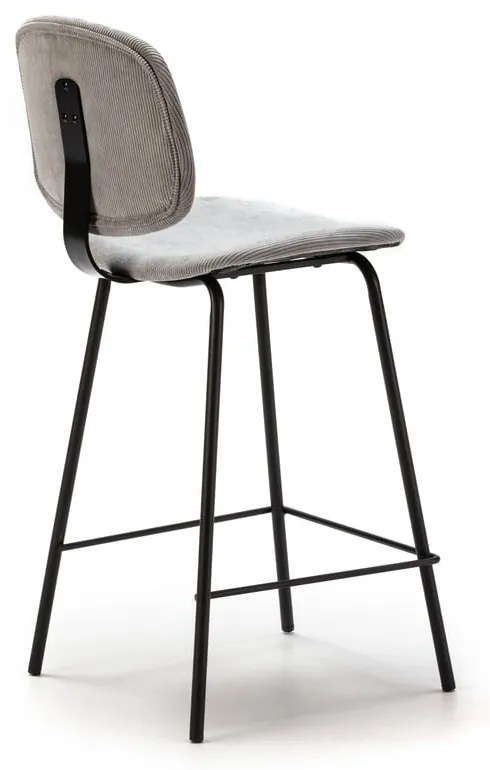 Set di sgabelli da bar grigio chiaro 2pz (altezza seduta 66 cm) Arus - Marckeric