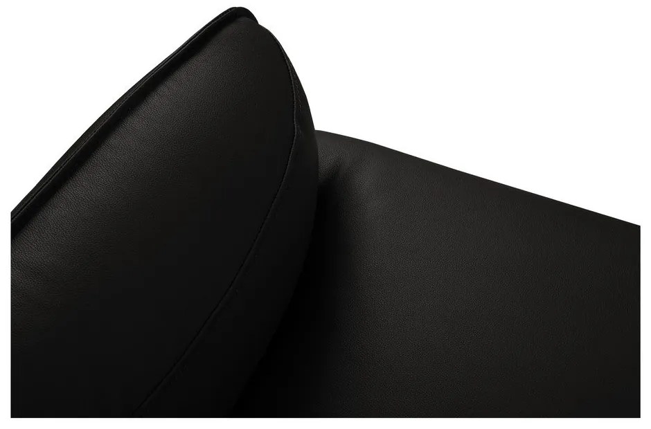 Divano in pelle nera , 235 x 90 cm Neso - Windsor & Co Sofas