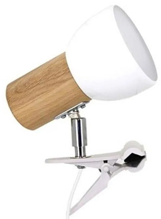 Spot-Light 2224174WK - Lampada con morsetto SVENDA 1xE27/60W/230V