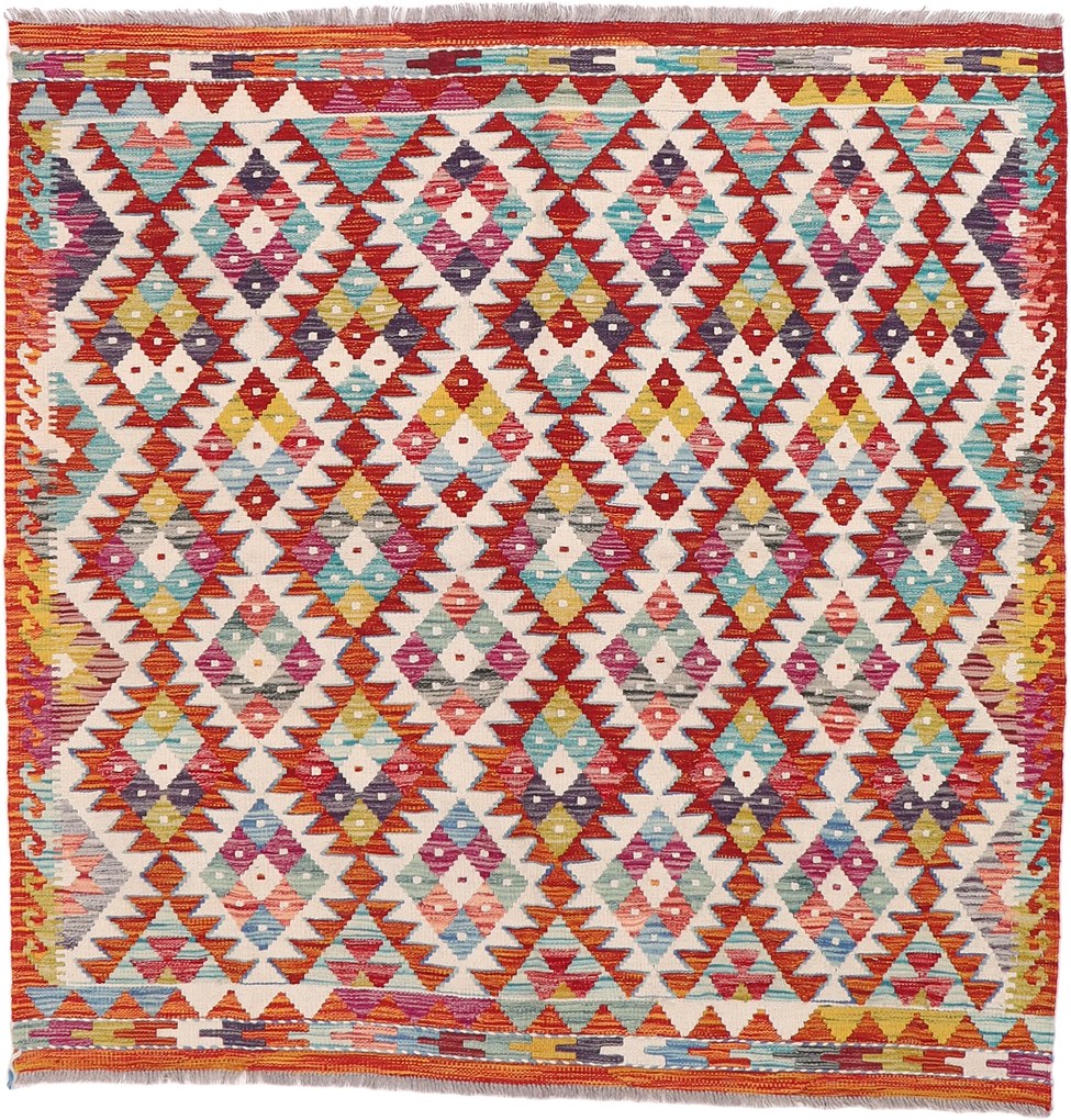 Kilim Tappeto orientale 150 x 150 (Pakistan) Annodato A Mano