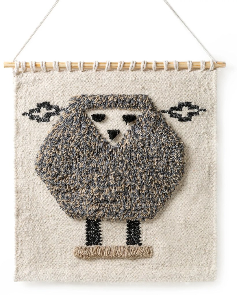 Lytte Decorazione per pareti Shawn Ivory 50x50 cm - Tappeto design moderno soggiorno