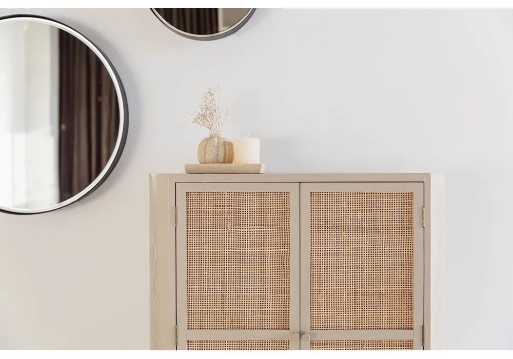 Mobile in rattan crema 80x100 cm Amaya - White Label