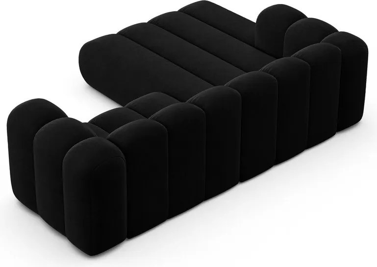 Divano angolare antracite ad angolo sinistro Lupine - Micadoni Home