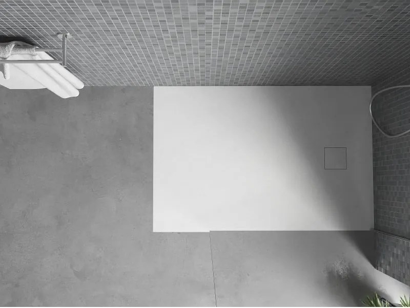 Mexen Bert piatto doccia rettangolare SMC 130 x 80 cm, bianco - 4K108013