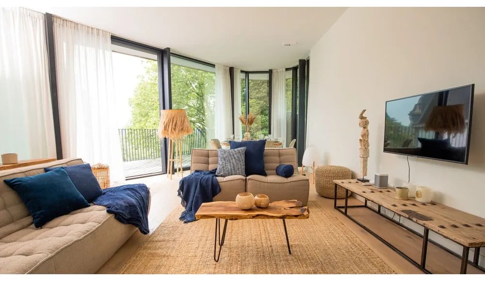 Coperta di cotone 130x160 cm Slub - Tiseco Home Studio