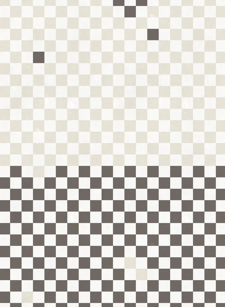 Rebel Walls Wandbild Pixels - Black & White