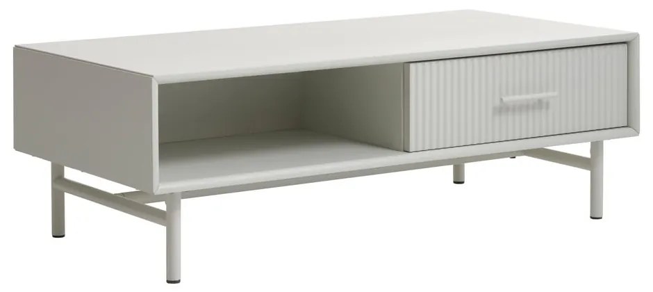 Tavolino da salotto grigio chiaro 60x120 cm Palma – Unique Furniture