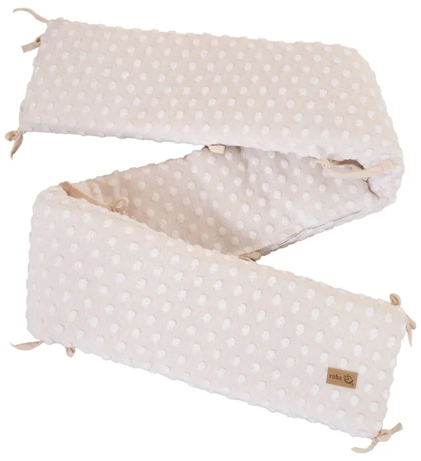 Paracolpi beige in misto cotone 170 cm Frosty Almond – Roba