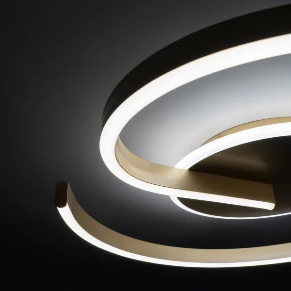 Brilagi - Plafoniera LED dimmerabile SPIRAL LED/56W/230V 3000/4000/6000K+telecomando