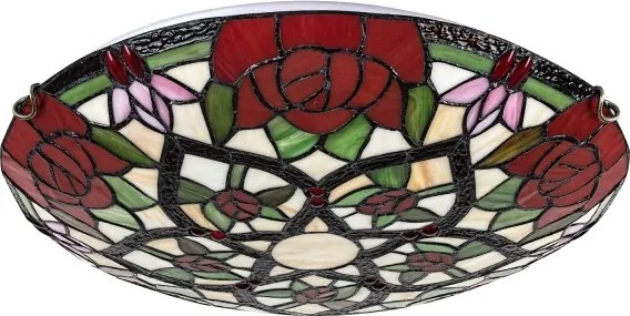 Brilagi - Lampada da soffitto in stile Tiffany GARLAN 2xE27/60W/230V