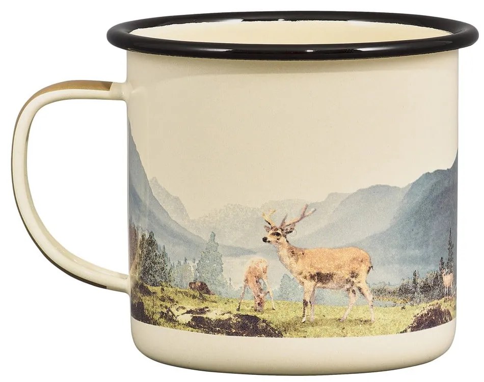 Tazza smaltata beige da 0,5 l Great Outdoors - Gentlemen's Hardware